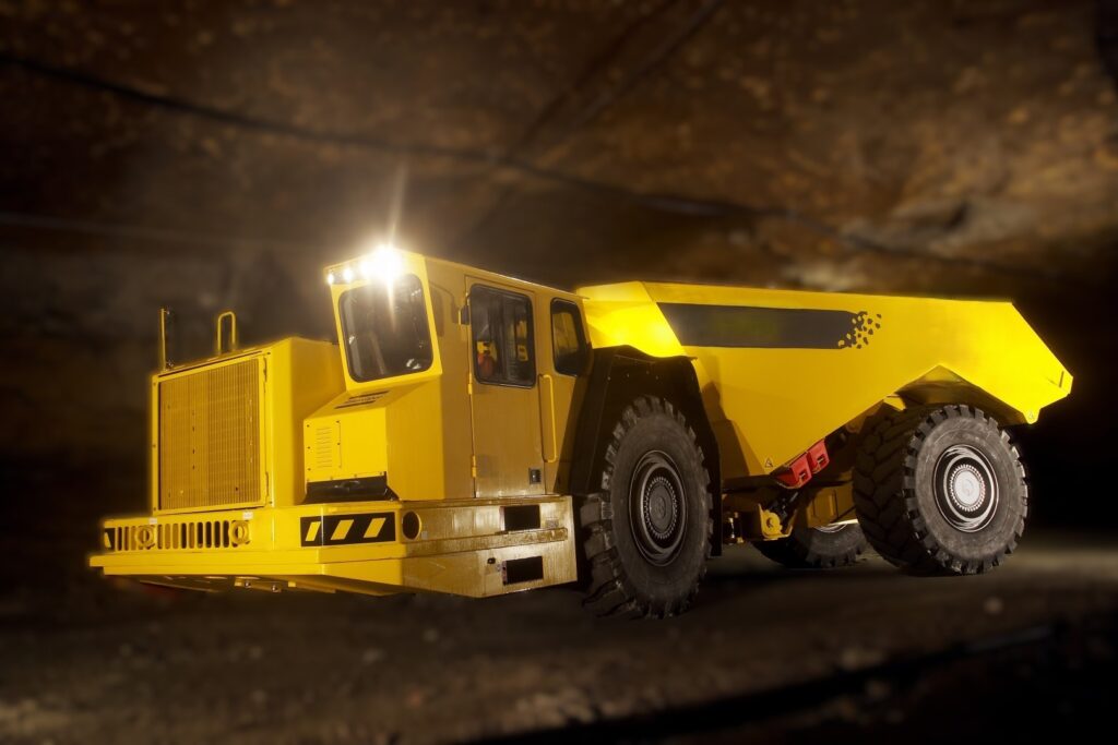 Mine Haul Truck with Kessler Axles